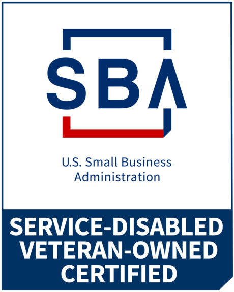 SBA certified Service-Disabled Veteran-Owned Small Business